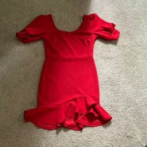 Fashion Nova Puff and pout mini dress